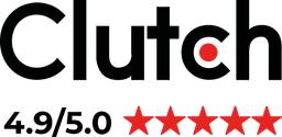 Clutch 4.9/5 certificate image